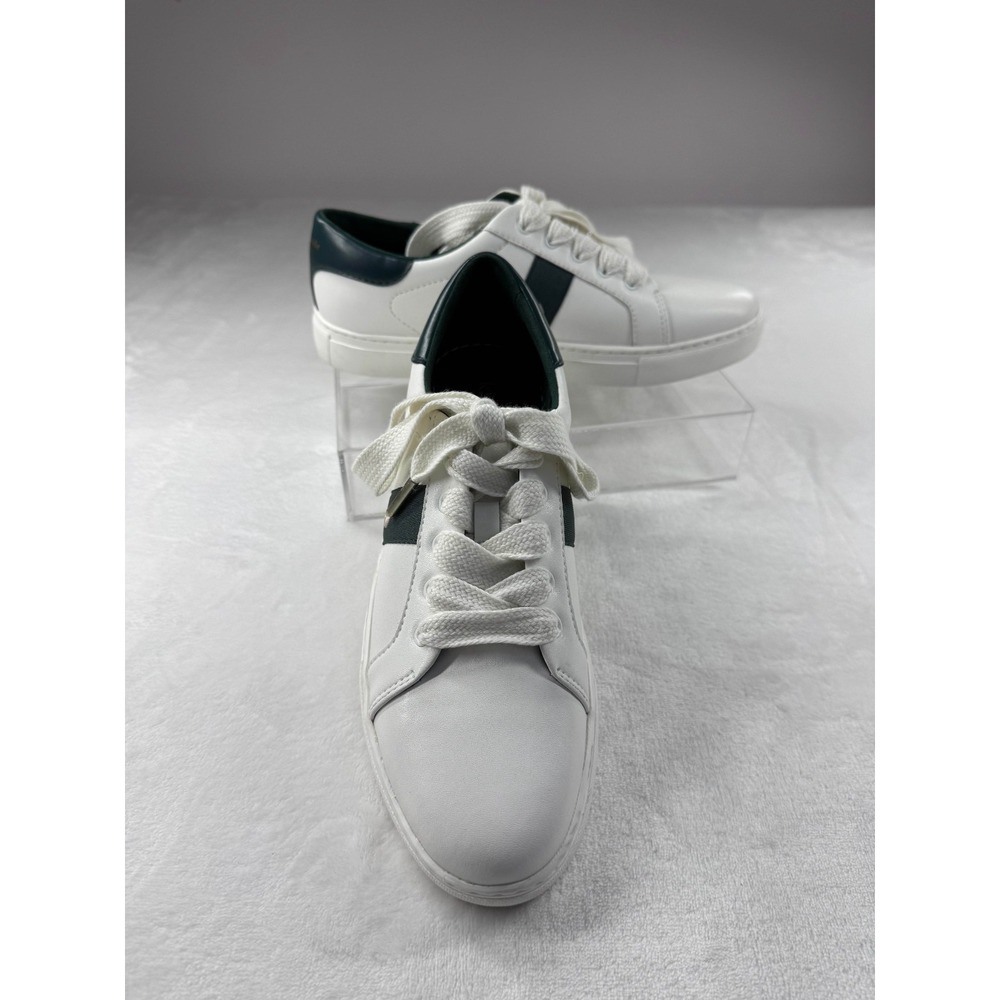 Kate Spade Iggy Low Top Court Logo Leather Sneakers Women's‎ 9B White Lace Up - Picture 3 of 11